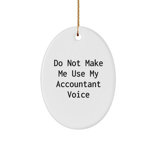Christmas Gift for Her Accountant Ornament Present - Image 1