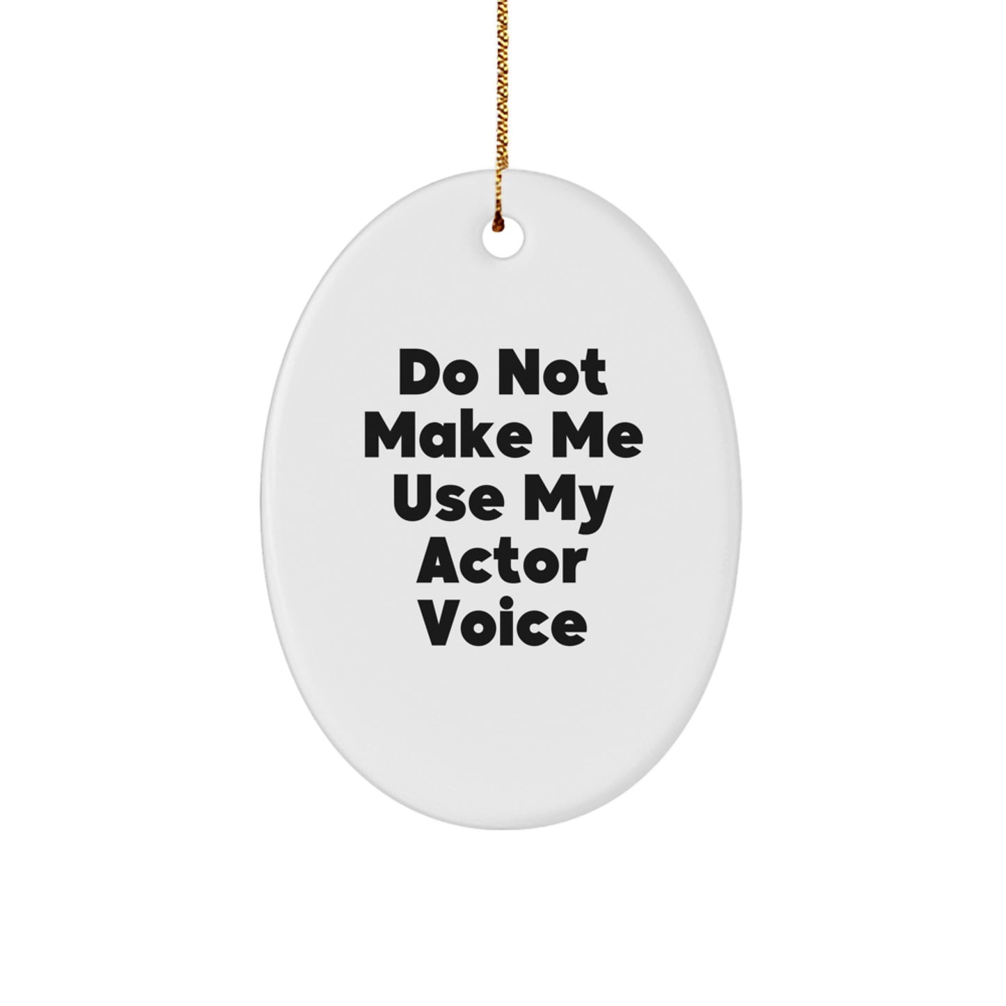 Actor Keepsake Christmas Ornament for Him Gift – Holiday Tree Decor - Image 1