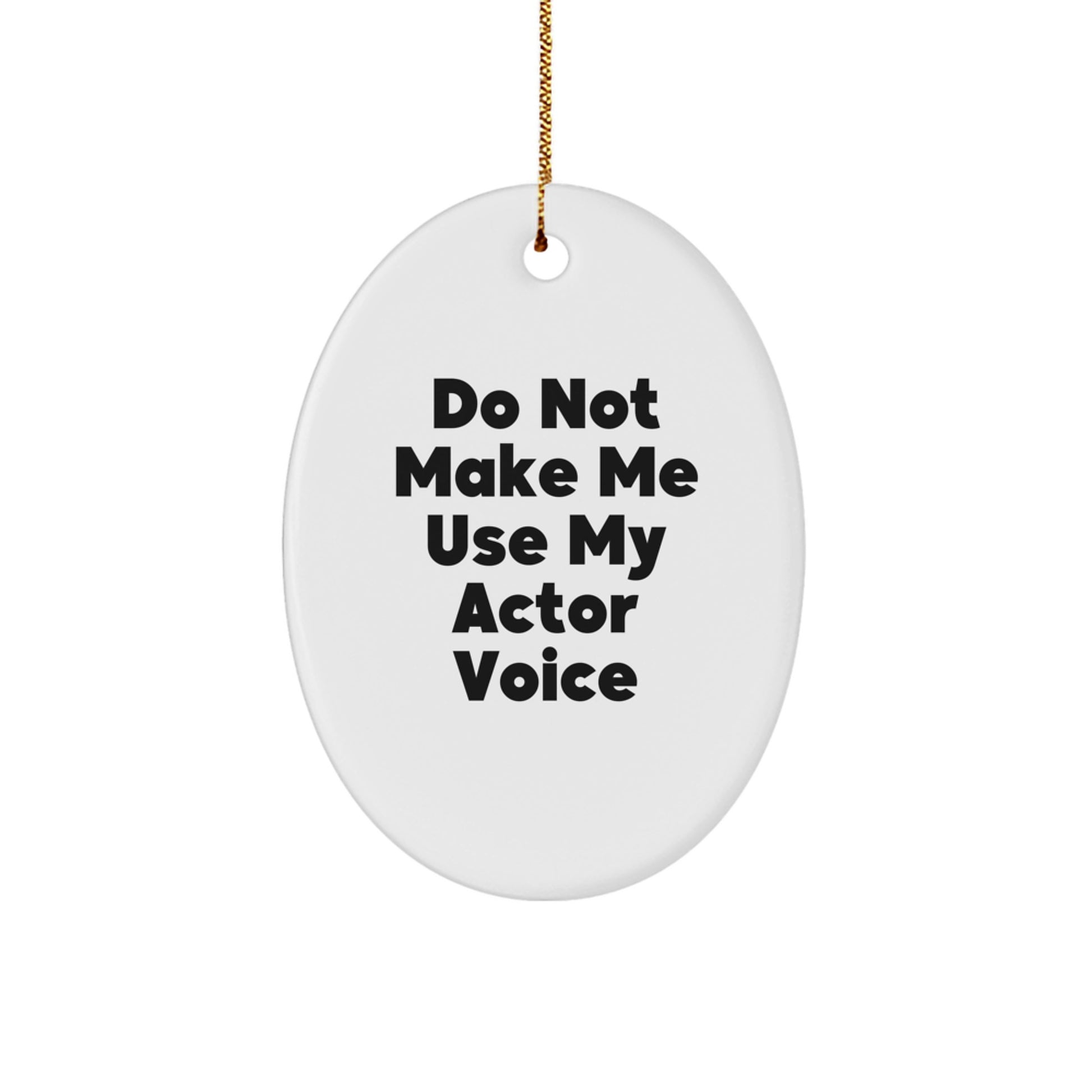 Actor Keepsake Christmas Ornament for Him Gift – Holiday Tree Decor - Image 1
