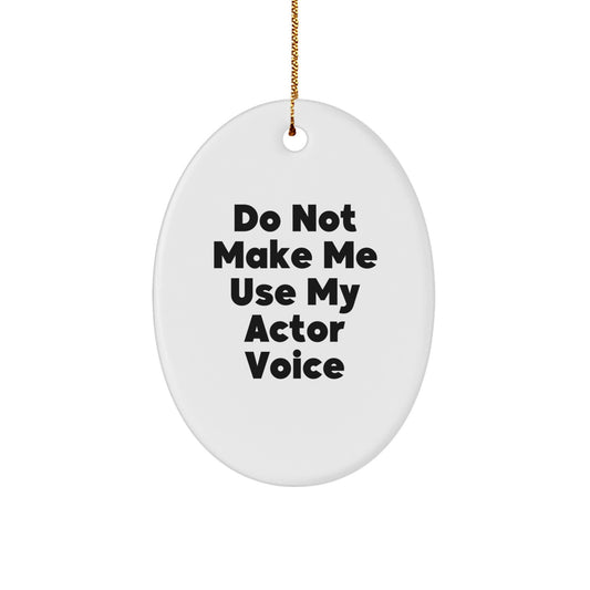 Actor Keepsake Christmas Ornament for Him Gift – Holiday Tree Decor - Image 1