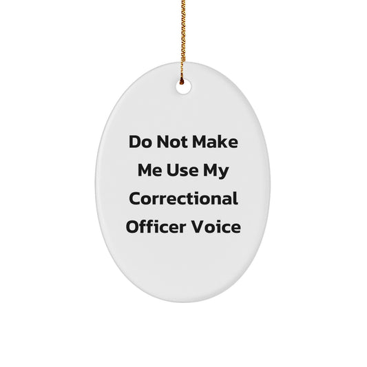 Correctional Officer Surprise Christmas Ornament for Family Gift - Image 1