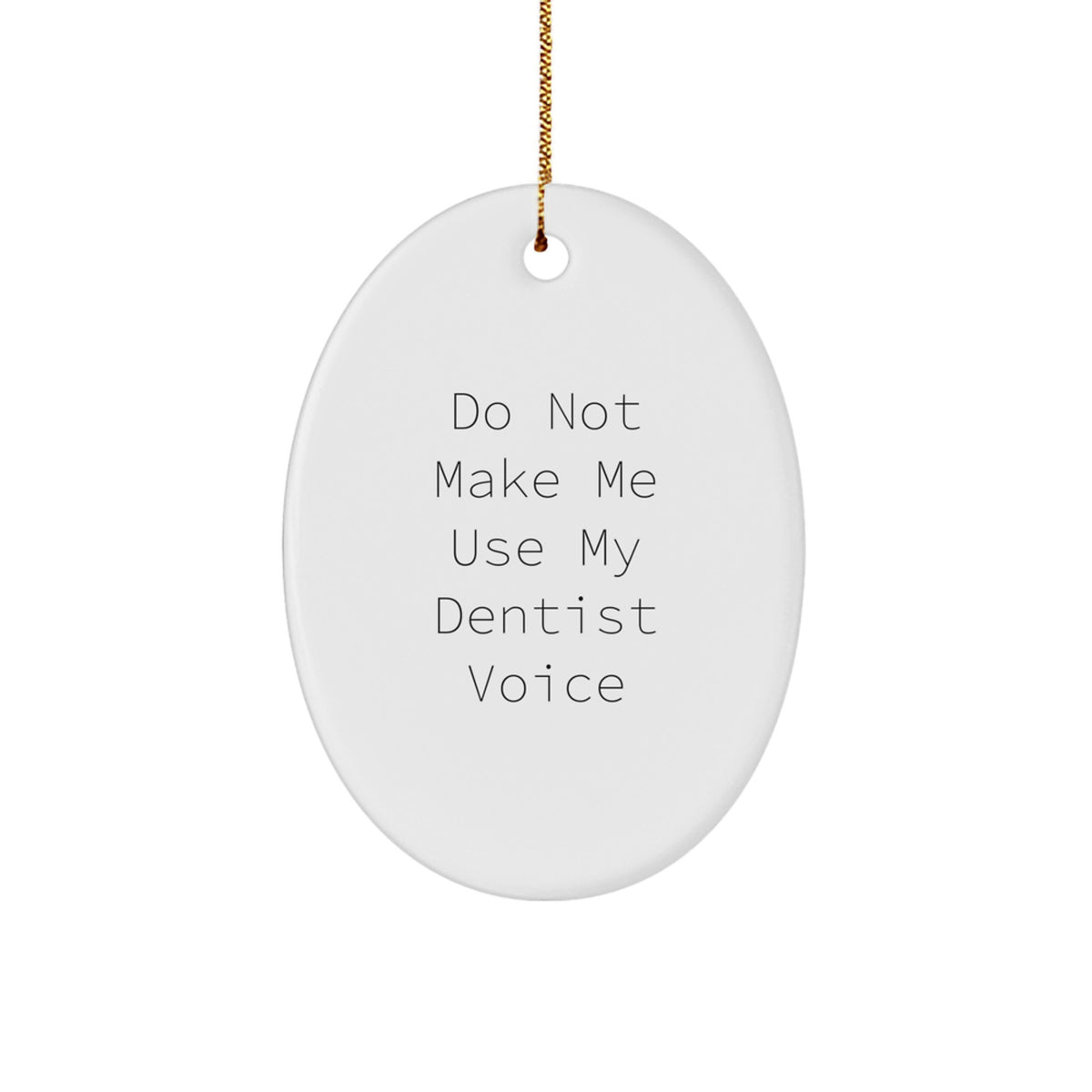 Dentist Keepsake Christmas Ornament for Him Gift - Image 1