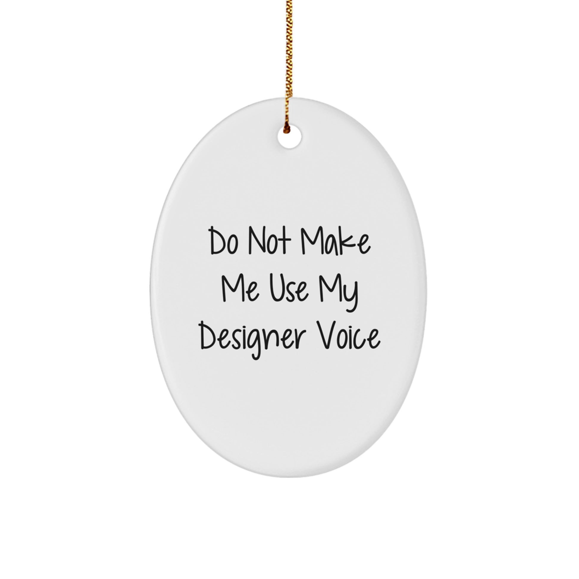 Designer Oval Ornament Gifts from Men Friends to Women Designer at Christmas Unique - Image 1