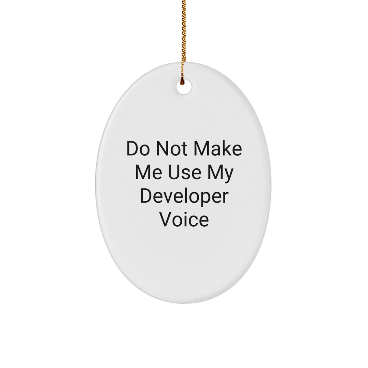Developer Keepsake Christmas Ornament for Him Gift - Image 1