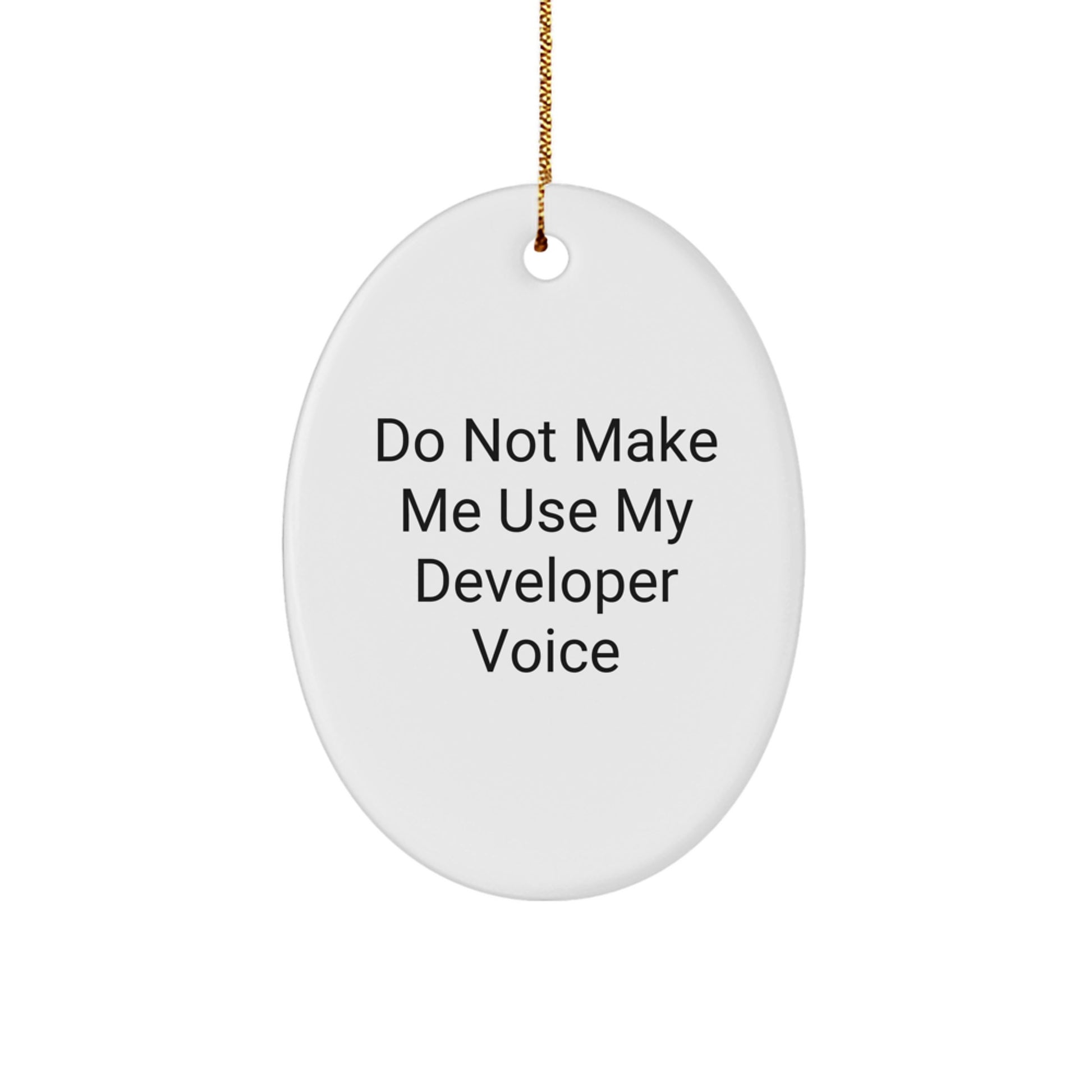 Developer Keepsake Christmas Ornament for Him Gift - Image 1