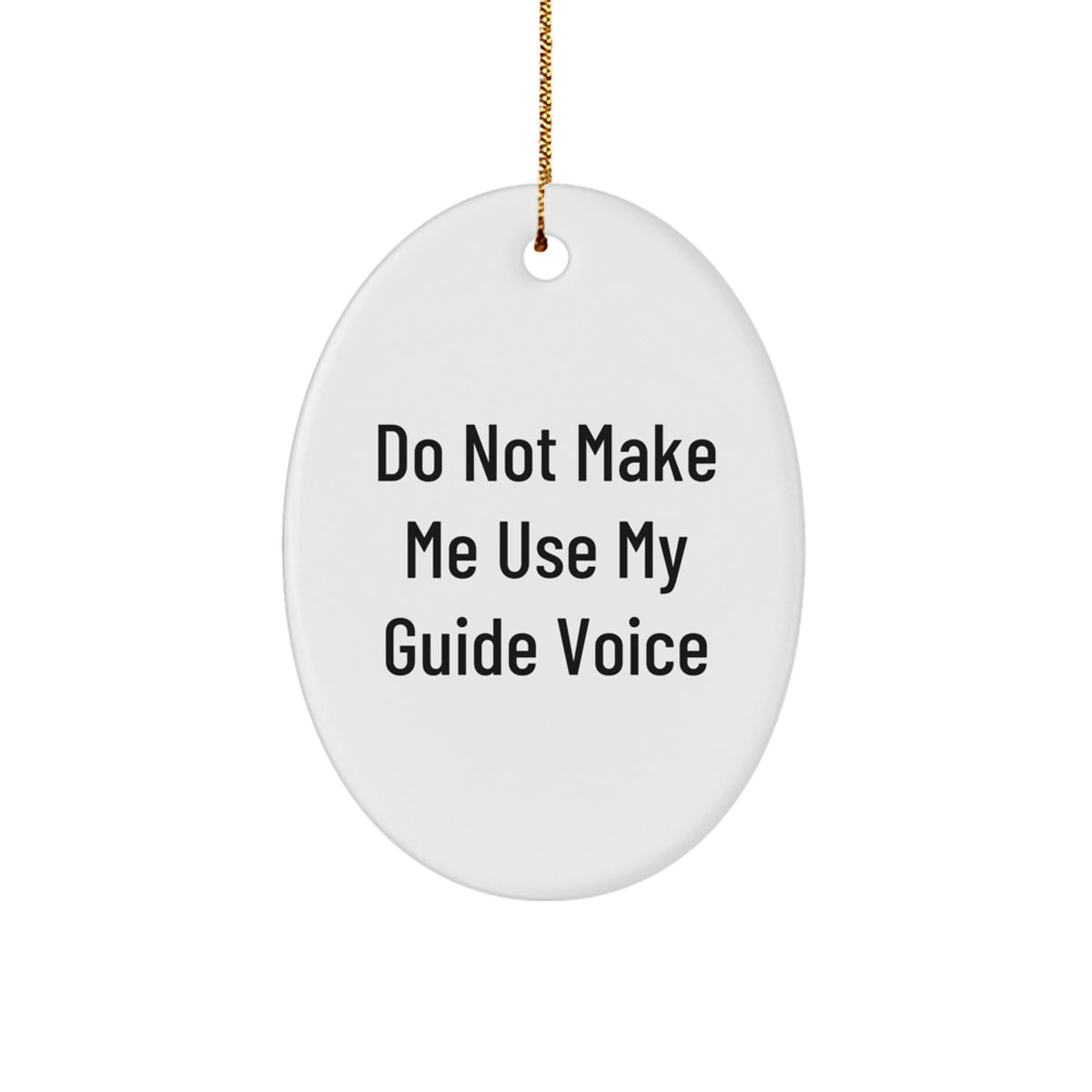 Family Treasure Guide Oval Christmas Ornament Gift - Image 1