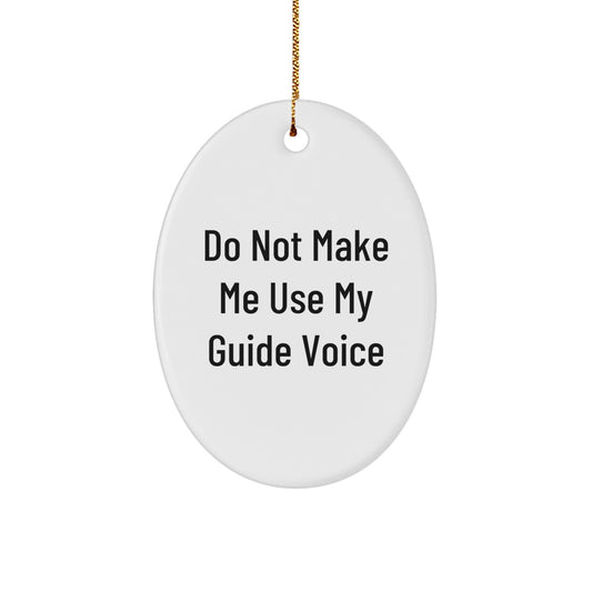 Family Treasure Guide Oval Christmas Ornament Gift - Image 1