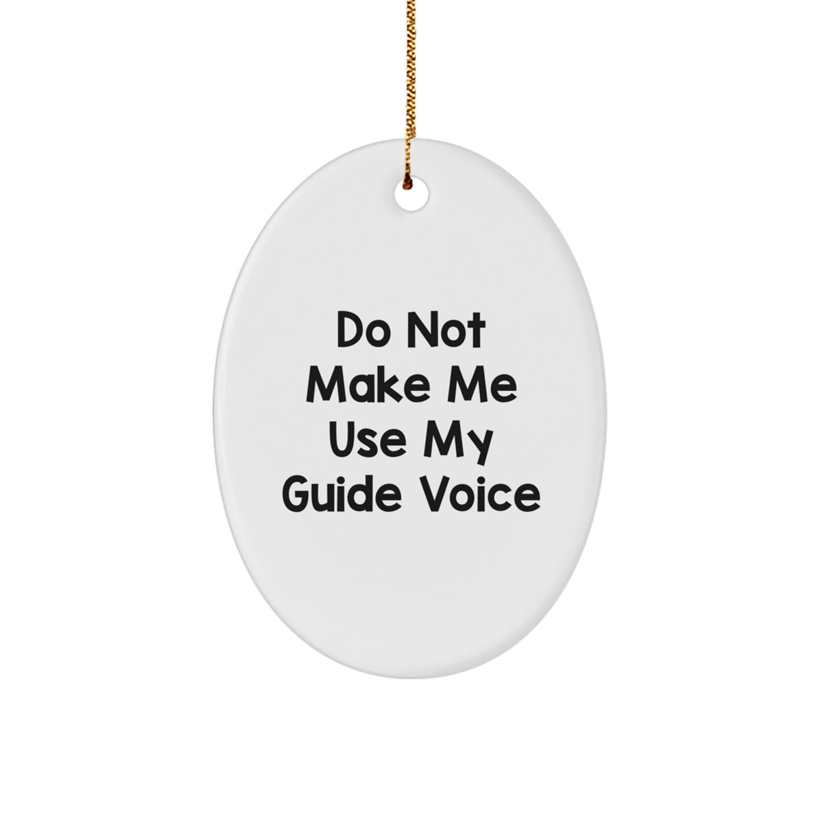 Guide Oval Ornament Idea for Coworkers Christmas Gift - Image 1