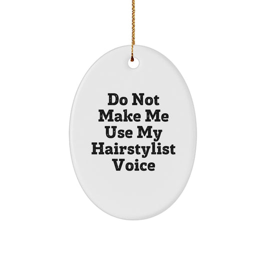 Hairstylist Keepsake Christmas Ornament for Him Holiday Special Gift - Image 1