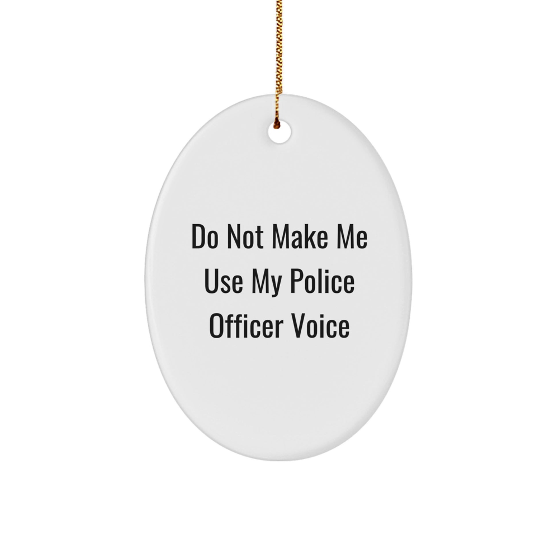 Police Officer Treasure Christmas Ornament for Family Gift - Image 1