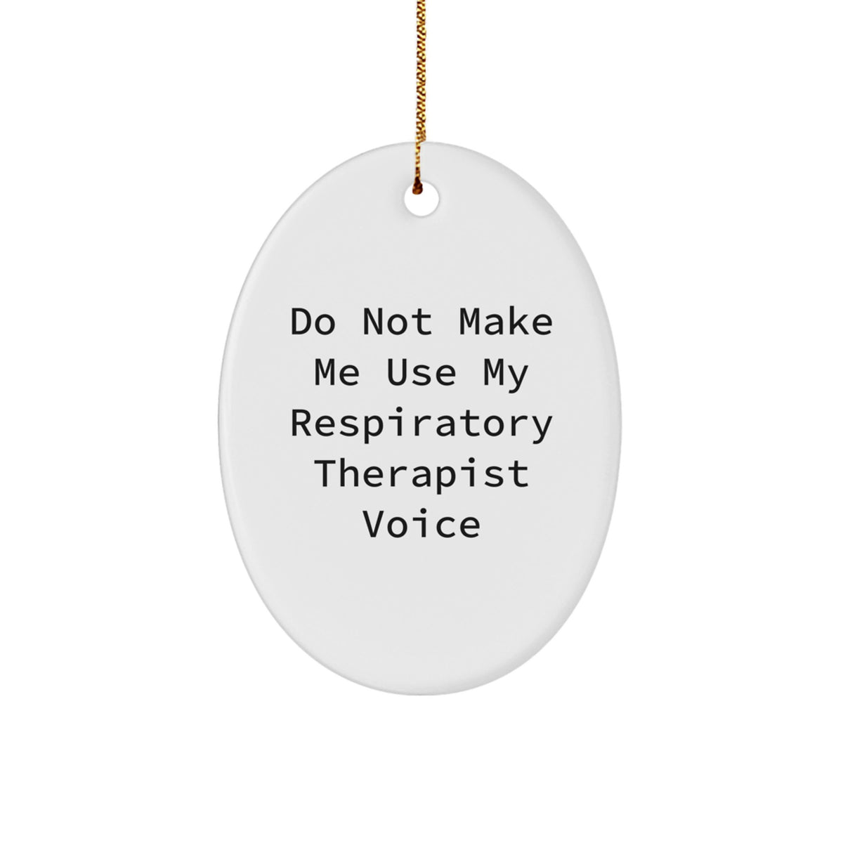 Respiratory Therapist Keepsake Christmas Ornament for Him Holiday Gift - Image 1