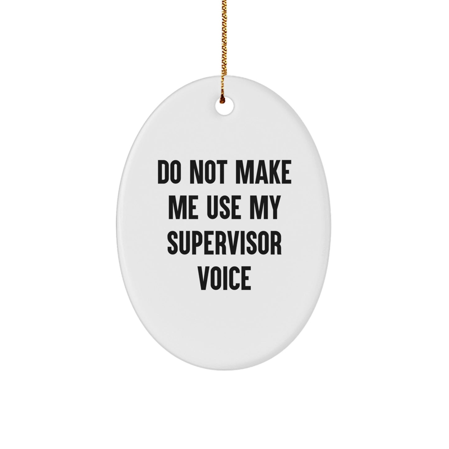 Supervisor Treasure Christmas Ornament Gift for Family - Image 1