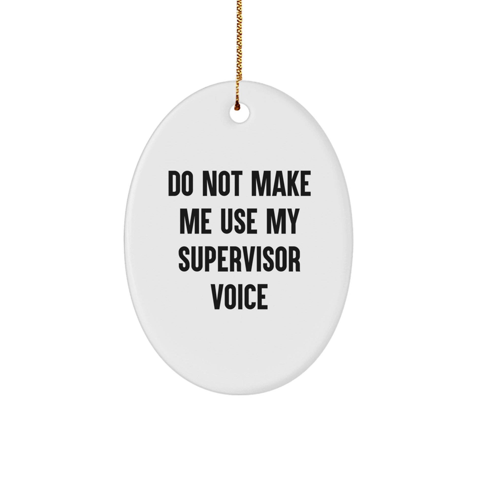 Supervisor Treasure Christmas Ornament Gift for Family - Image 1