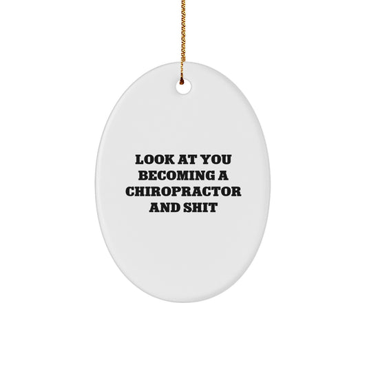 Christmas Gift for Her Chiropractor Ornament Present - Image 1