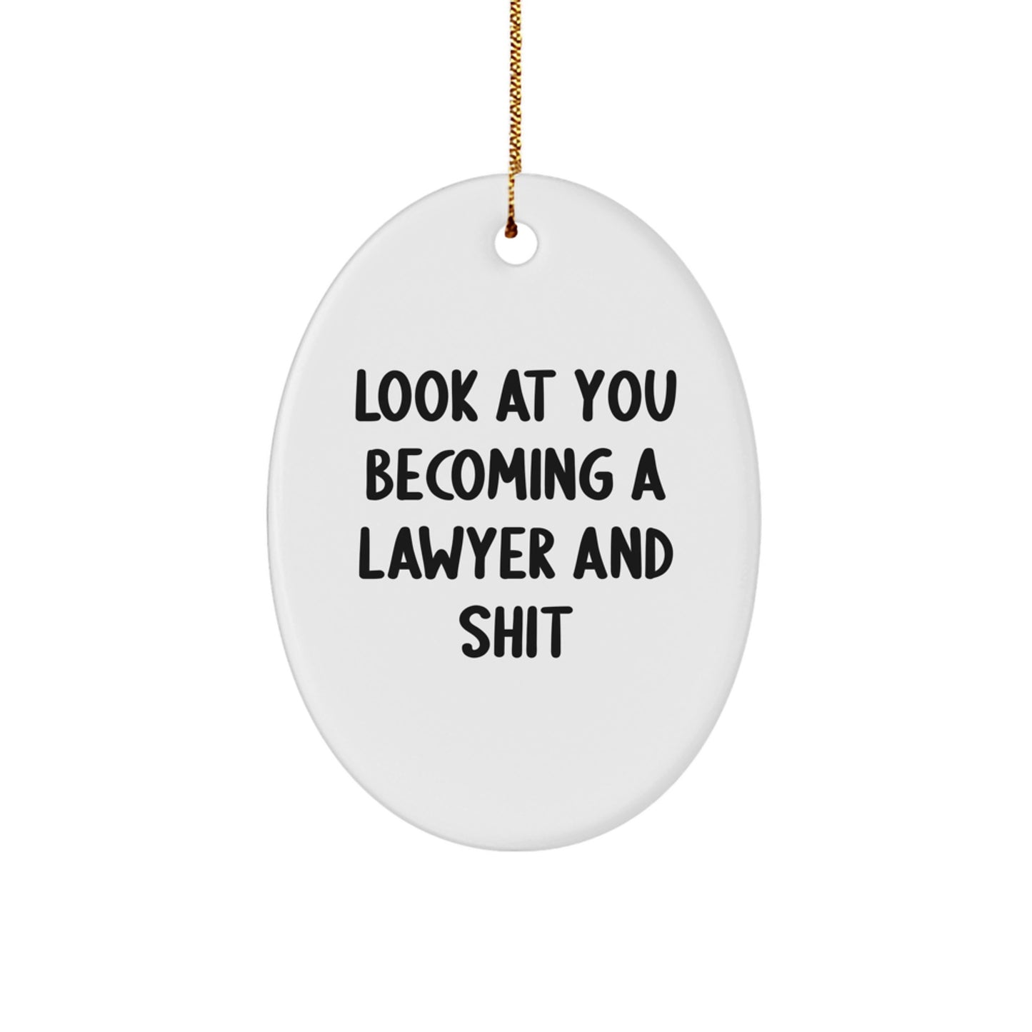 Lawyer Keepsake Christmas Ornament for Him Gift - Image 1