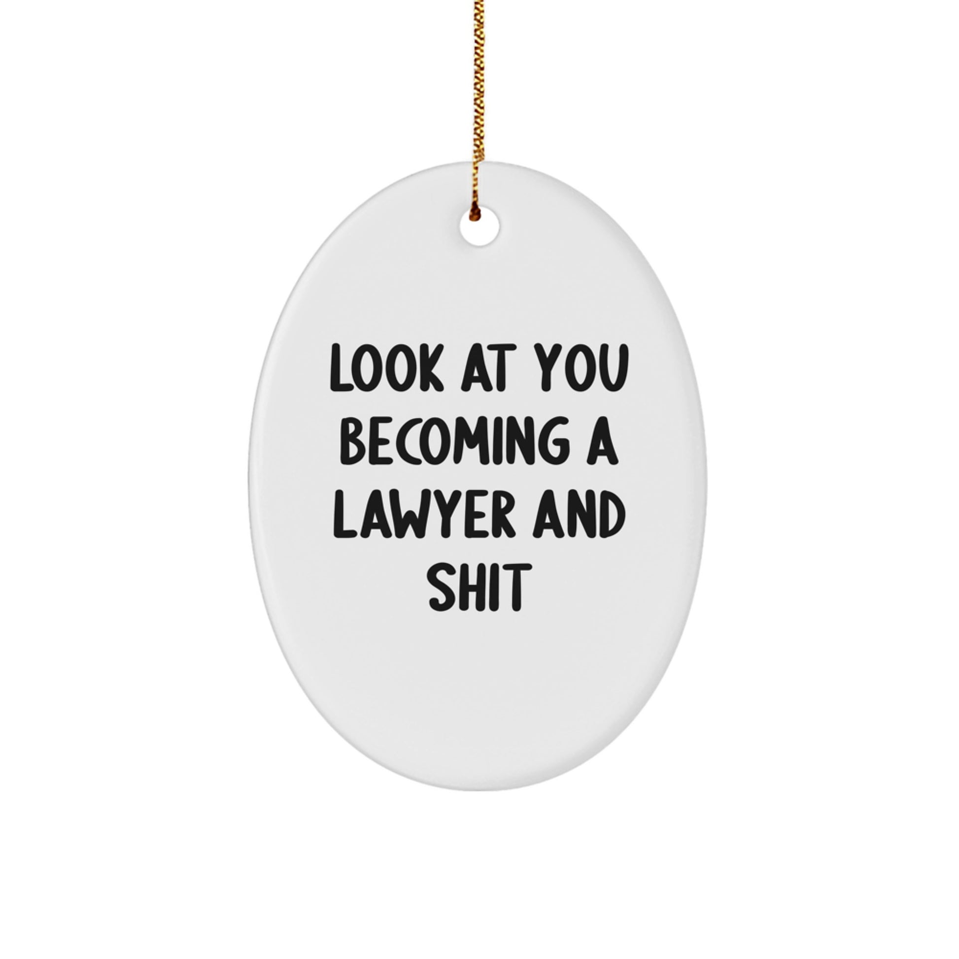 Lawyer Keepsake Christmas Ornament for Him Gift - Image 1