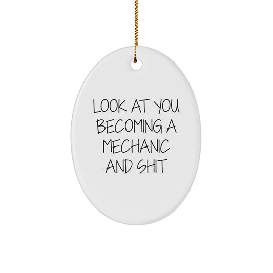 Mechanical Mastery Keepsake Holiday Christmas Ornament for Him Gift - Image 1