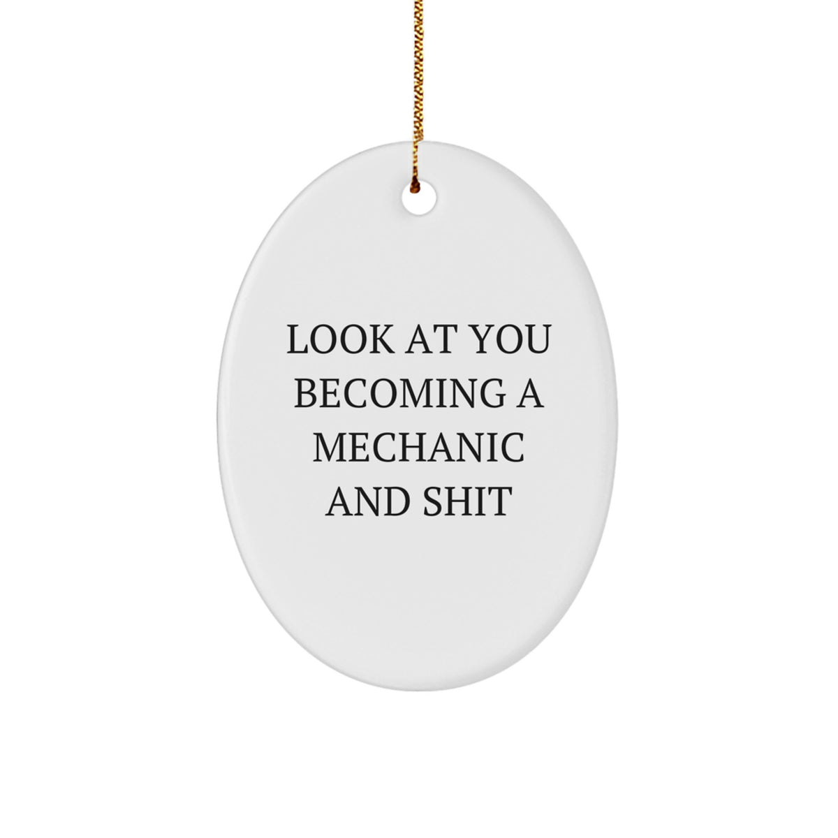 Christmas Gift for Her Mechanic Ornament Present - Image 1