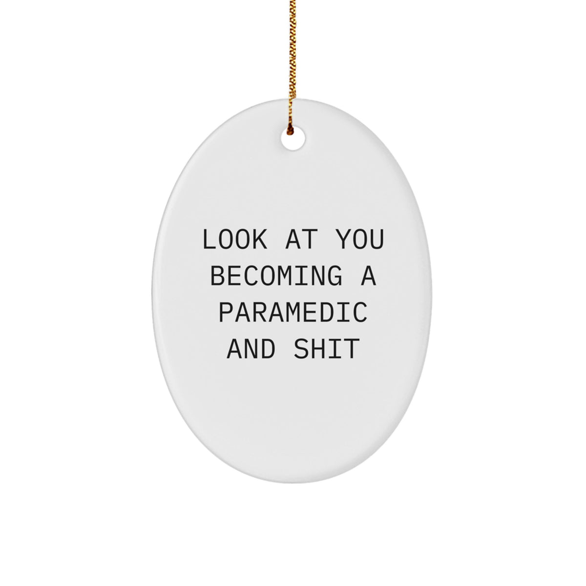 Paramedic Keepsake Christmas Ornament for Him Gift Vibrant Bright - Image 1