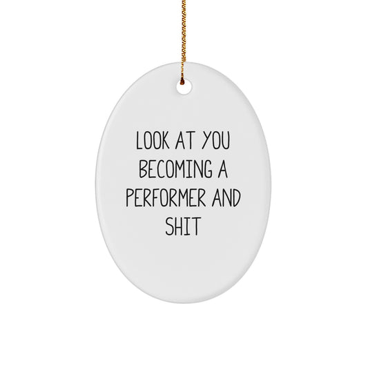 Performer Keepsake Christmas Ornament for Him Holiday Gift - Image 1