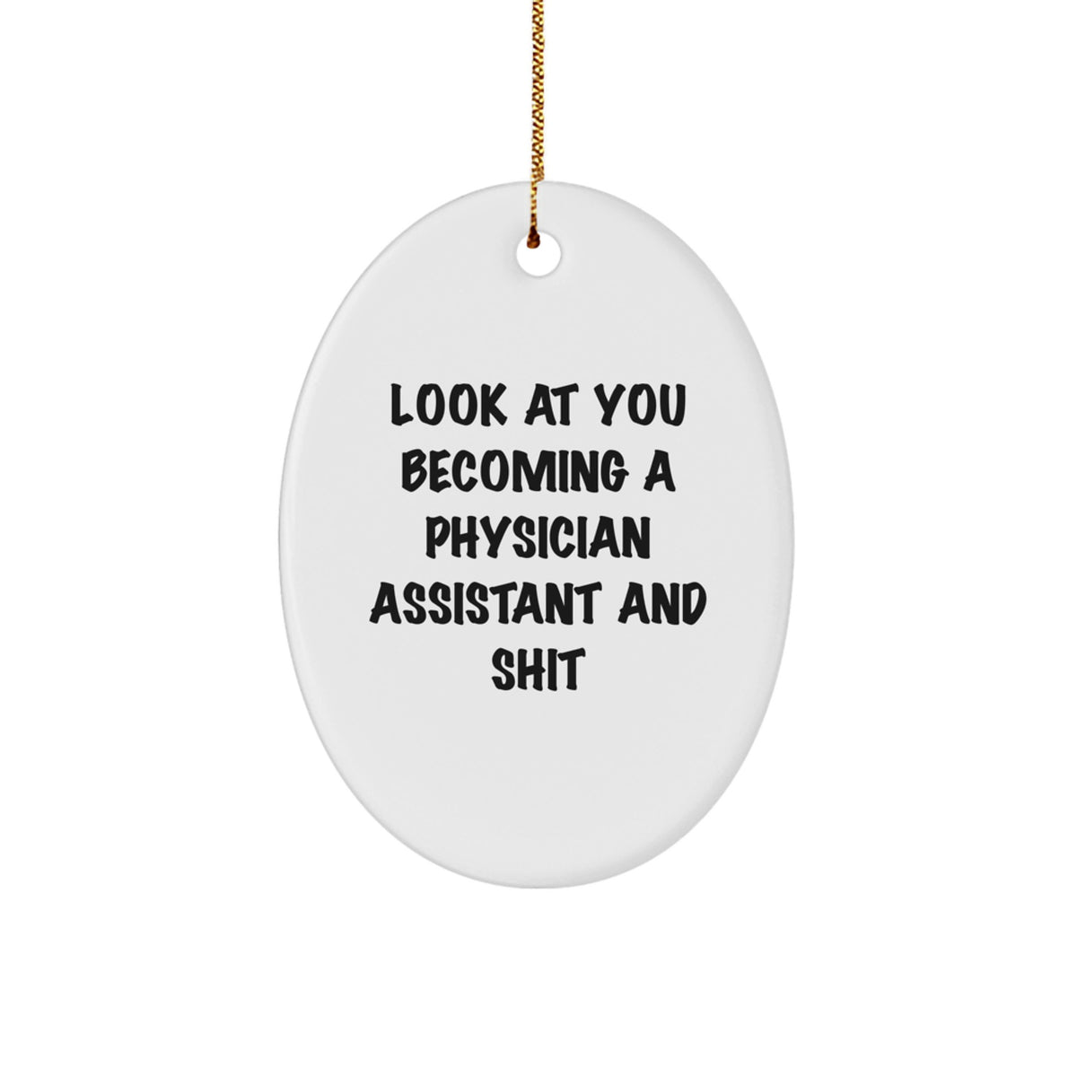 Physician Assistant Keepsake Christmas Ornament for Him Bright Joy Gift - Image 1