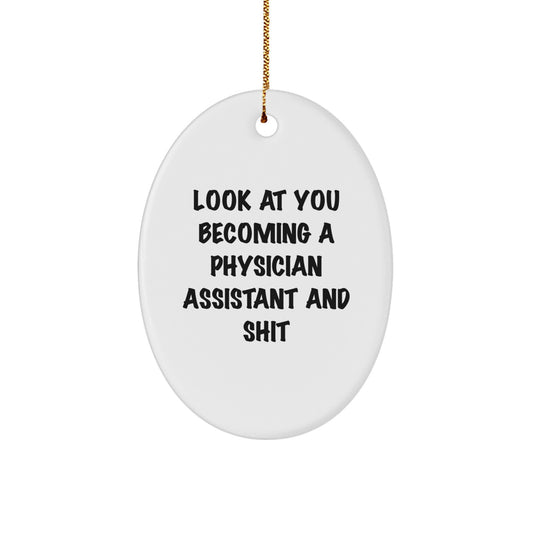 Physician Assistant Keepsake Christmas Ornament for Him Bright Joy Gift - Image 1