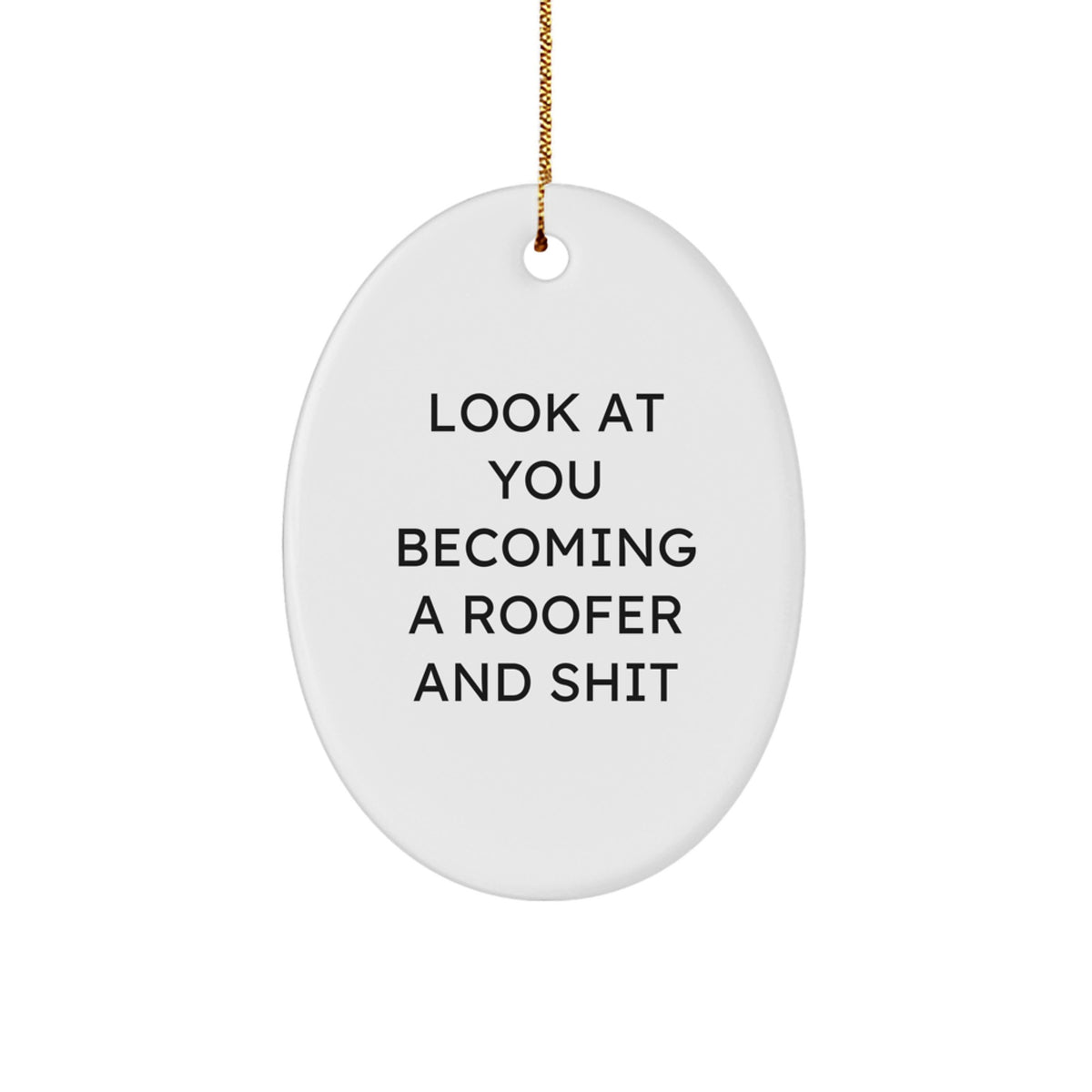 Roofer Keepsake Christmas Ornament for Him Gift – Boldly and Bright - Image 1