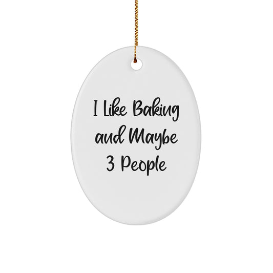 Family Treasure Christmas Ornament for Baking Fans Joyful Moments Gift - Image 1