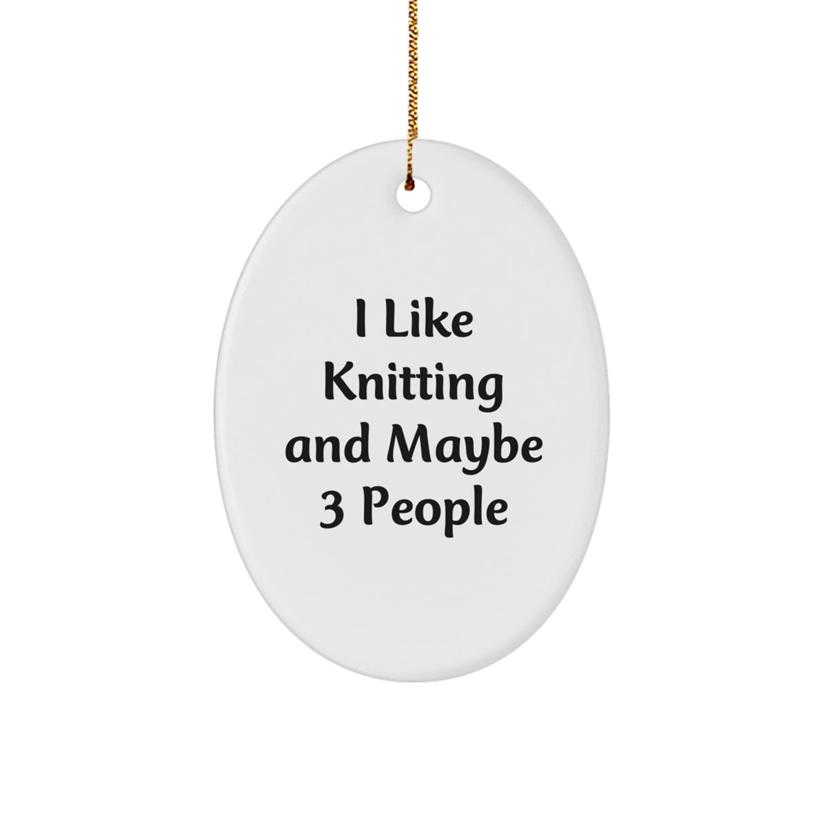 Family Treasure Christmas Ornament Gift for Knitting Lovers - Image 1