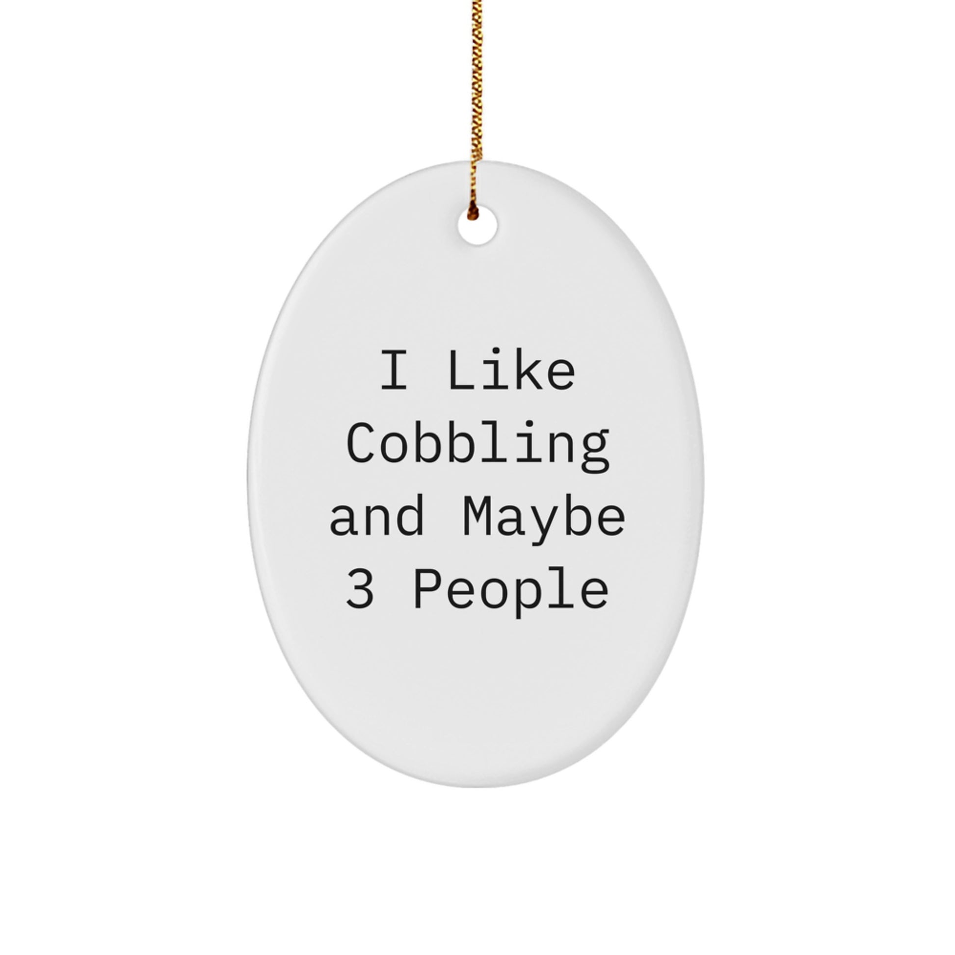Novelty Cobbling Christmas Ornament Gift for Friends - Image 1