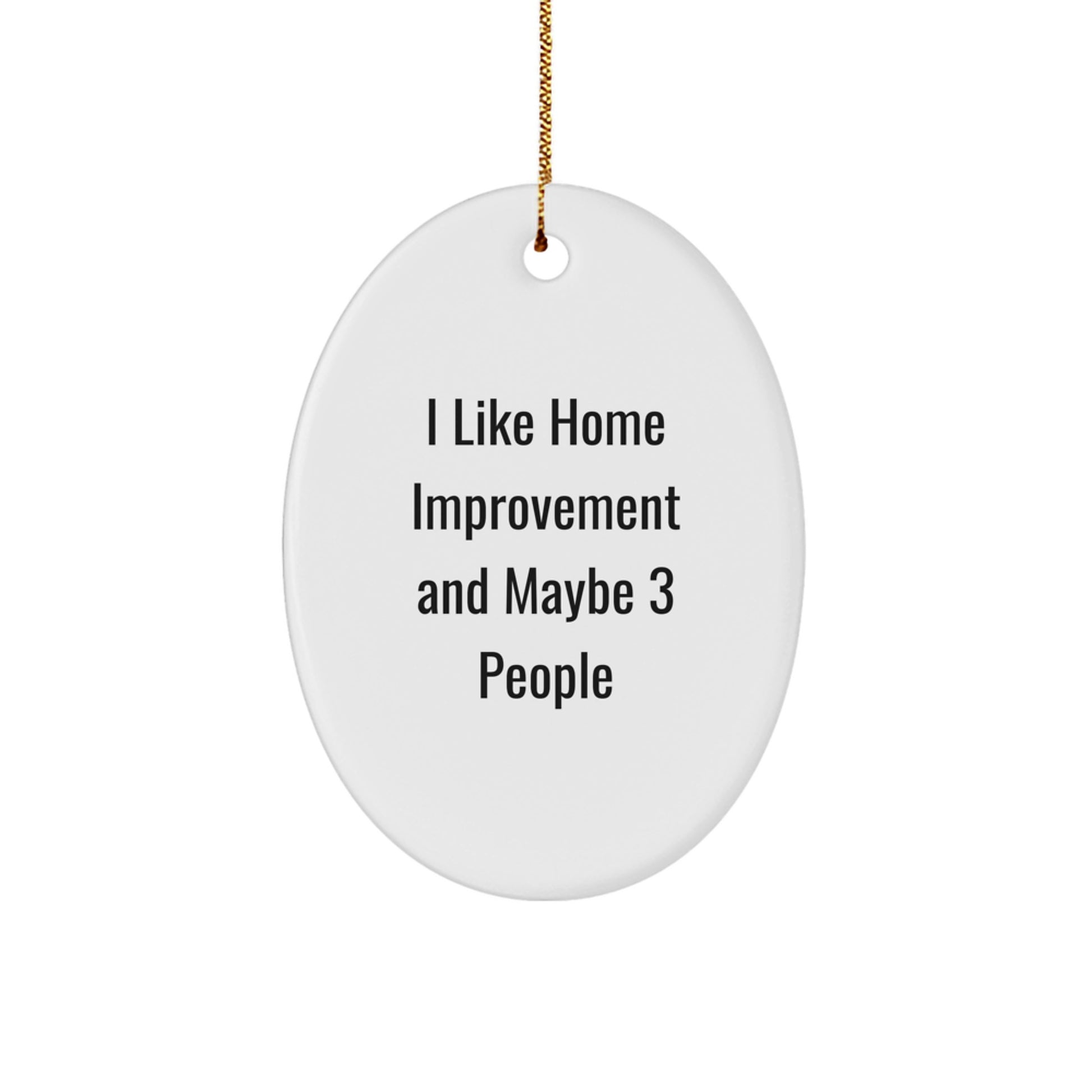 Playful Home Improvement Novelty Christmas Ornament for Friends Gift - Image 1