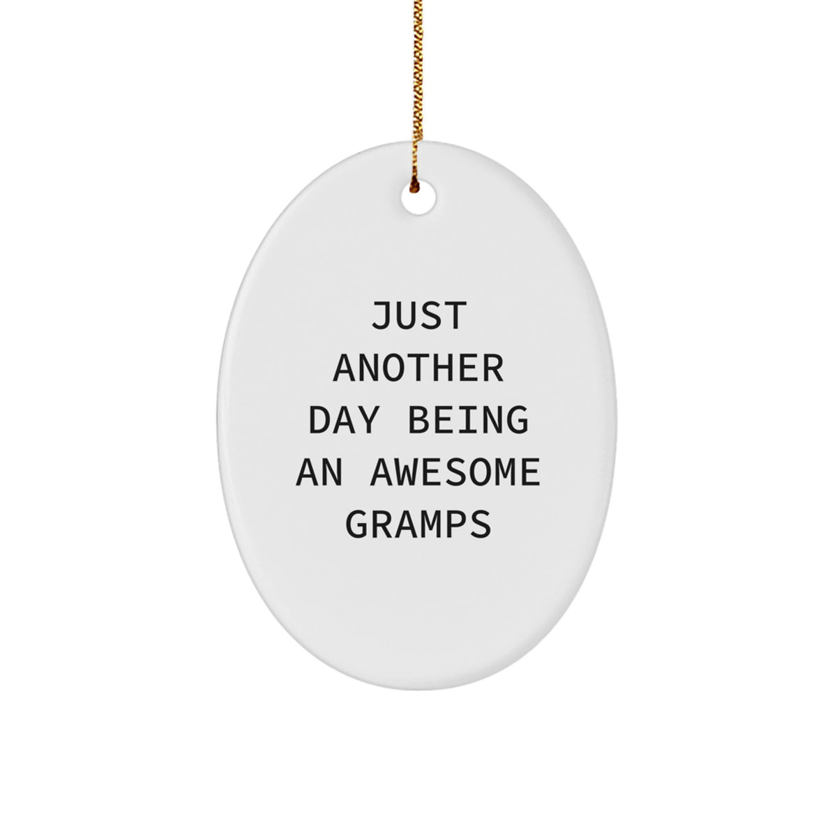 Favorite Gramps Christmas Ornament for Kids Gift - Awesome Gramps - Image 1
