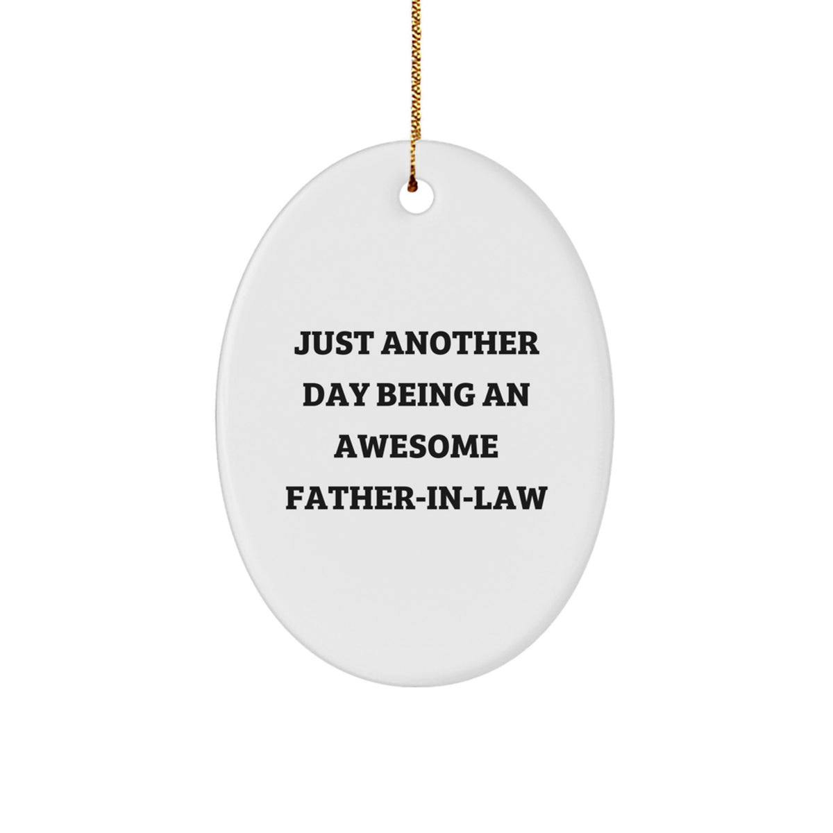 Novelty Father-in-Law Christmas Ornament for Friends Gift - Image 1