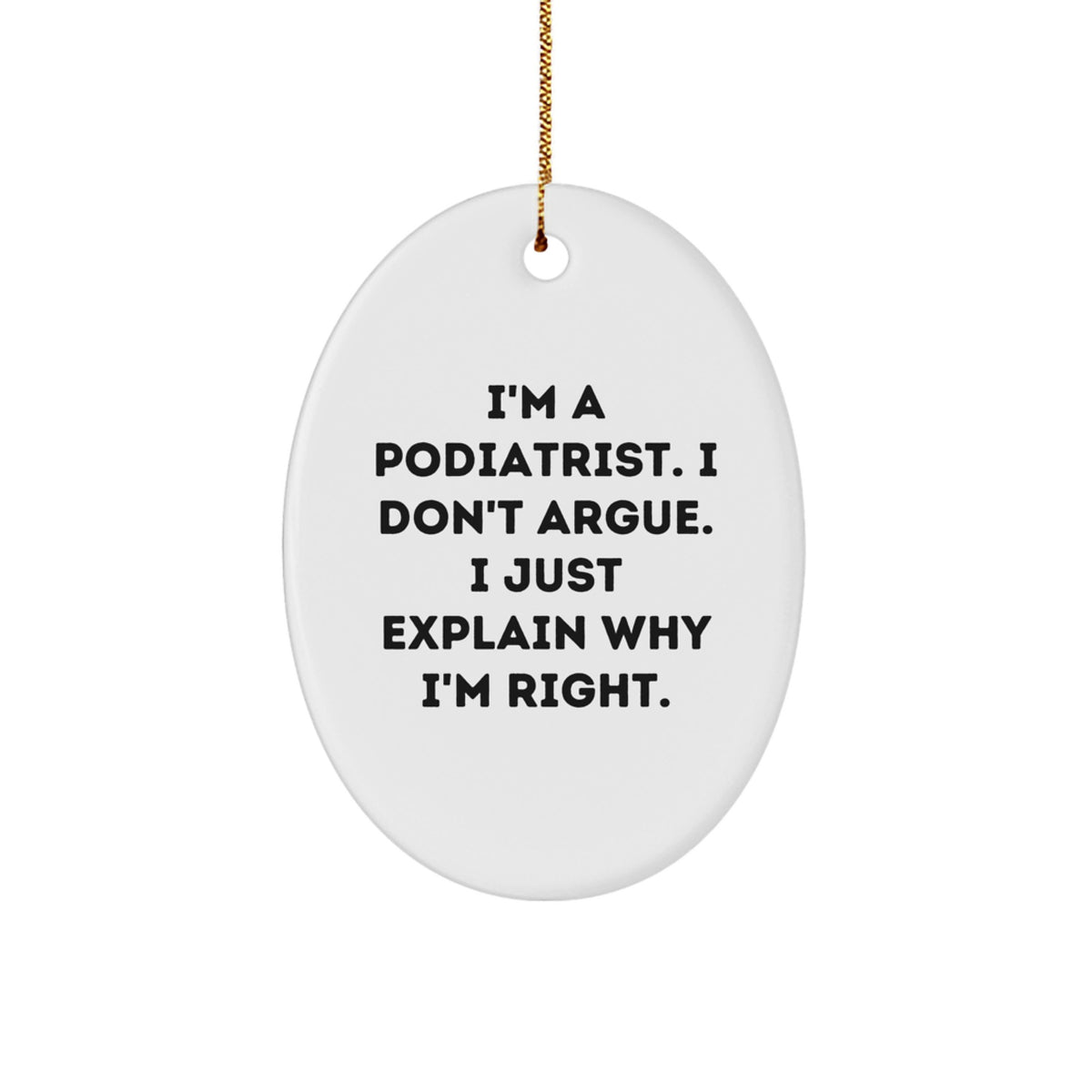 Funny Podiatrist Christmas Unique Gifts from Men to Podiatrist Friends - Image 1