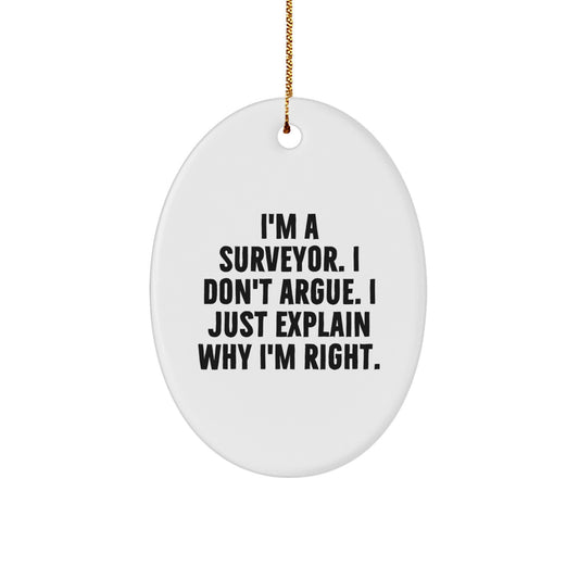 Funny Surveyor Gifts for Surveyors Men Women Friends Family Christmas Unique Presents - Image 1