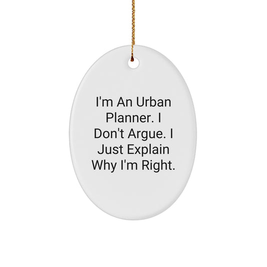 Joyful Urban Planner Christmas Ornament Gift for Happy Kids – Favorite - Image 1