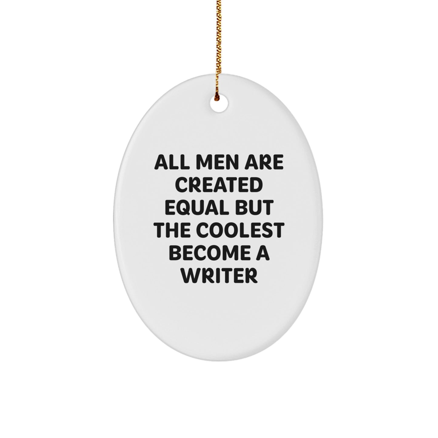 Writer Christmas Ornament Keepsake for Family Surprise Festive Gift - Image 1