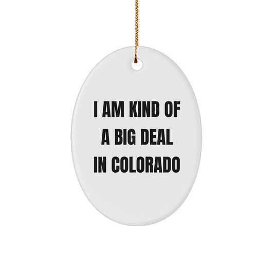 Colorado Favorite Kids Bright Christmas Ornament Gift for Kids - Image 1
