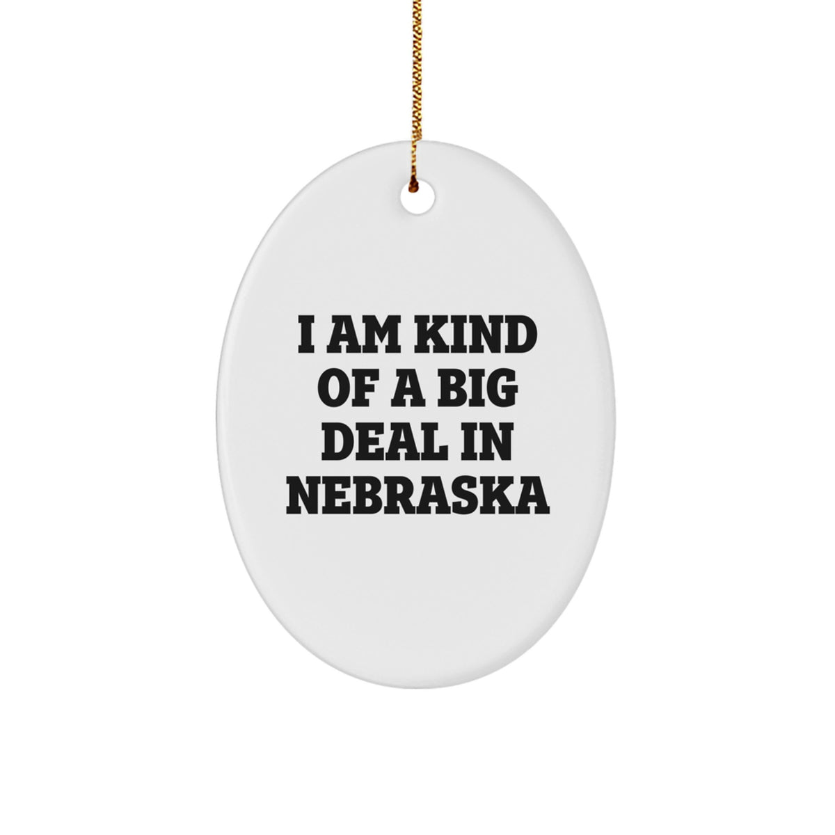 Nebraska Keepsake Christmas Ornament for Him Gift - Image 1