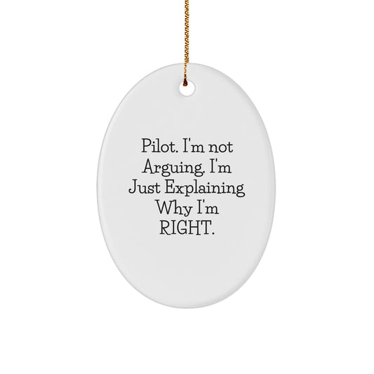 Pilot Christmas Ornament Idea for Coworkers Gift - Image 1
