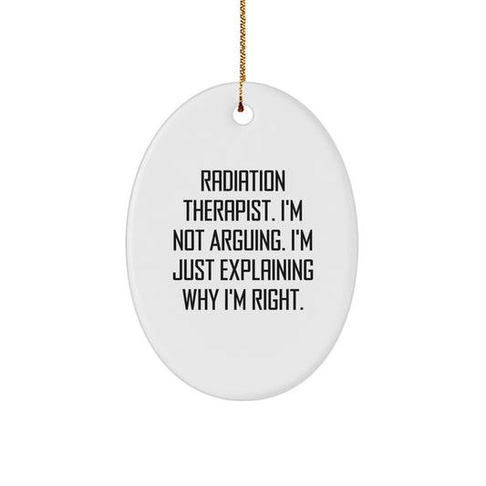 Christmas Gift for Roommates Radiation Therapist Collectible Ornament - Image 1
