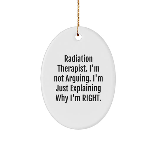 Radiation Therapist Christmas Ornament for Family Treasure Gift - Image 1