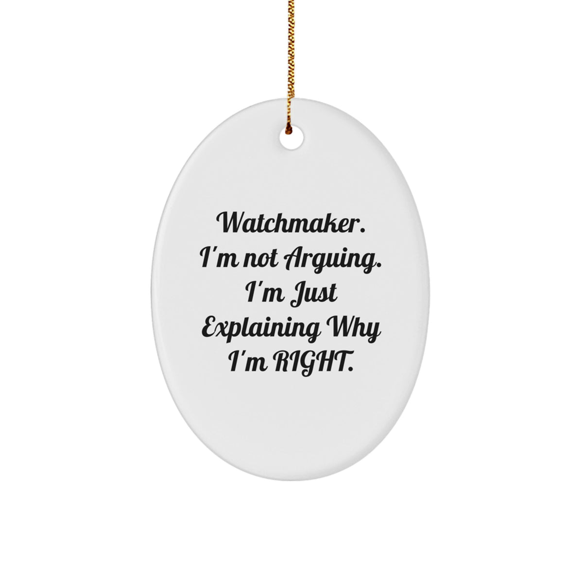 Funny Watchmaker Gifts from Family to Watchmaker Friends Christmas Unique Gifts - Image 1