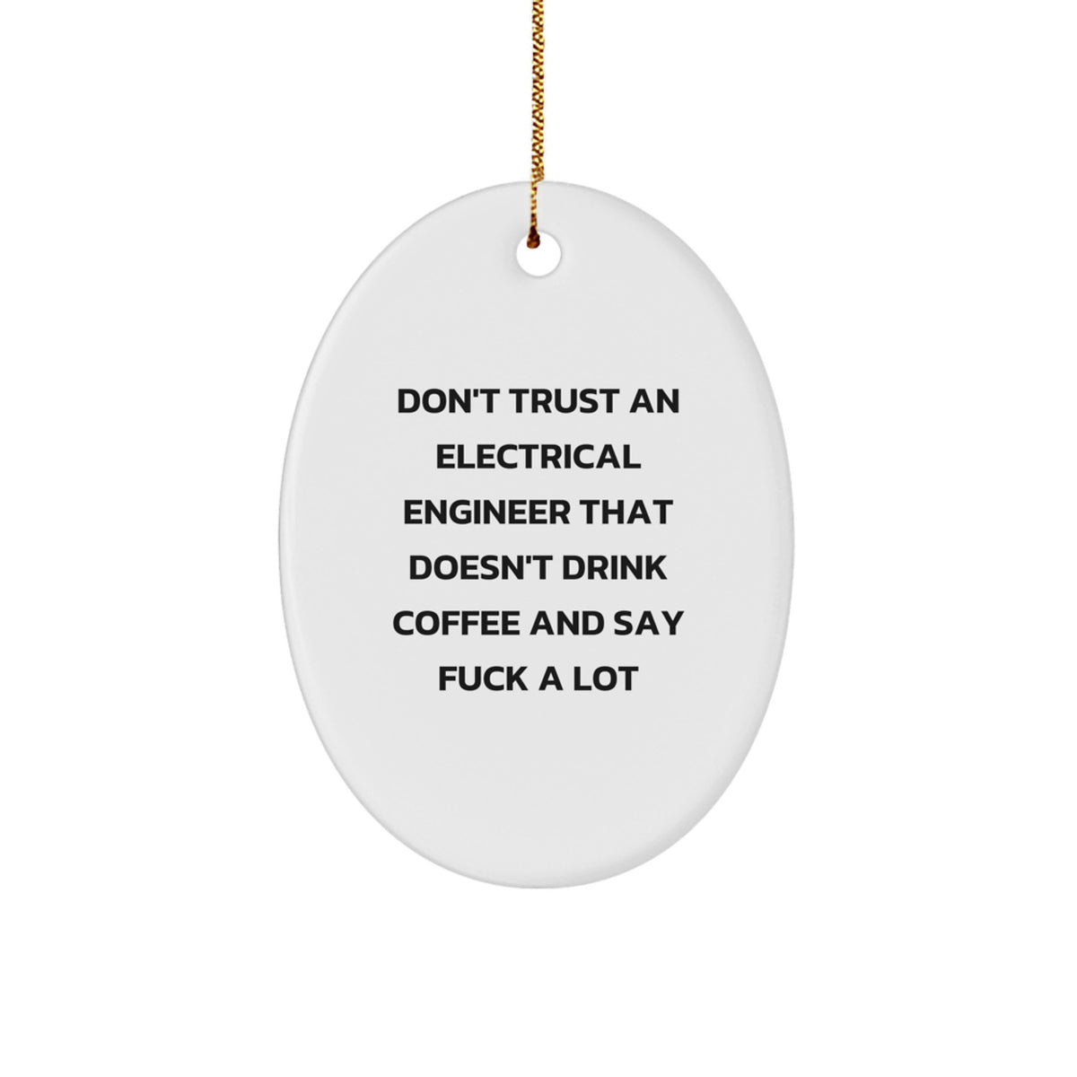 Electrical Engineer Christmas Ornament for Coworkers Gift Idea - Image 1