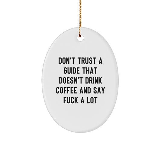 Sassy Guide Christmas Ornament for Friends Gift – Cute Novelty - Image 1