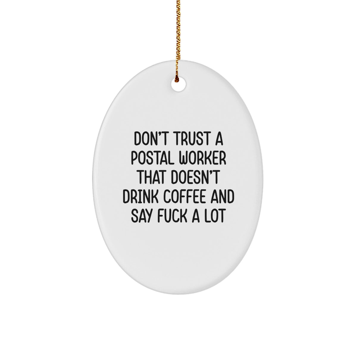 Postal Worker Favorite Christmas Ornament for Kids Gift - Image 1