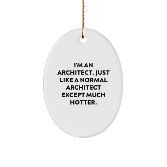 Architect Christmas Ornament Idea Gift for Coworkers - Image 1