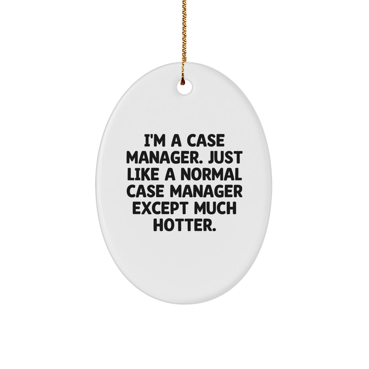 Sassy Case Manager Christmas Ornament Gift for Friends - Image 1