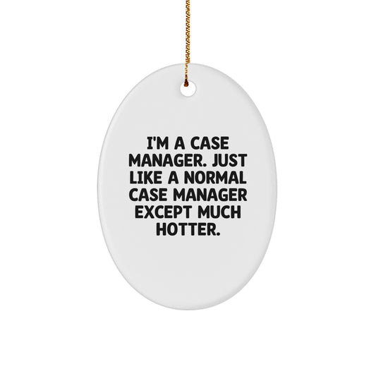 Sassy Case Manager Christmas Ornament Gift for Friends - Image 1