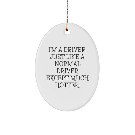 Funny Driver Gifts for Men - I'm A Driver Just Like A Normal Driver Except Much Hotter Christmas Unique Presents - Image 1